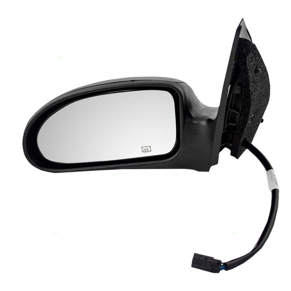 Drivers Power Side View Mirror Heated Textured Replacement for 2003-2007 Focus 6S4Z17683CA