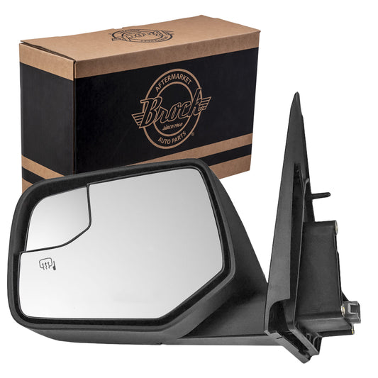 Replacement Drivers Power Side View Mirror Heated w/ Spotter Glass Compatible with 08-12 Escape & Hybrid