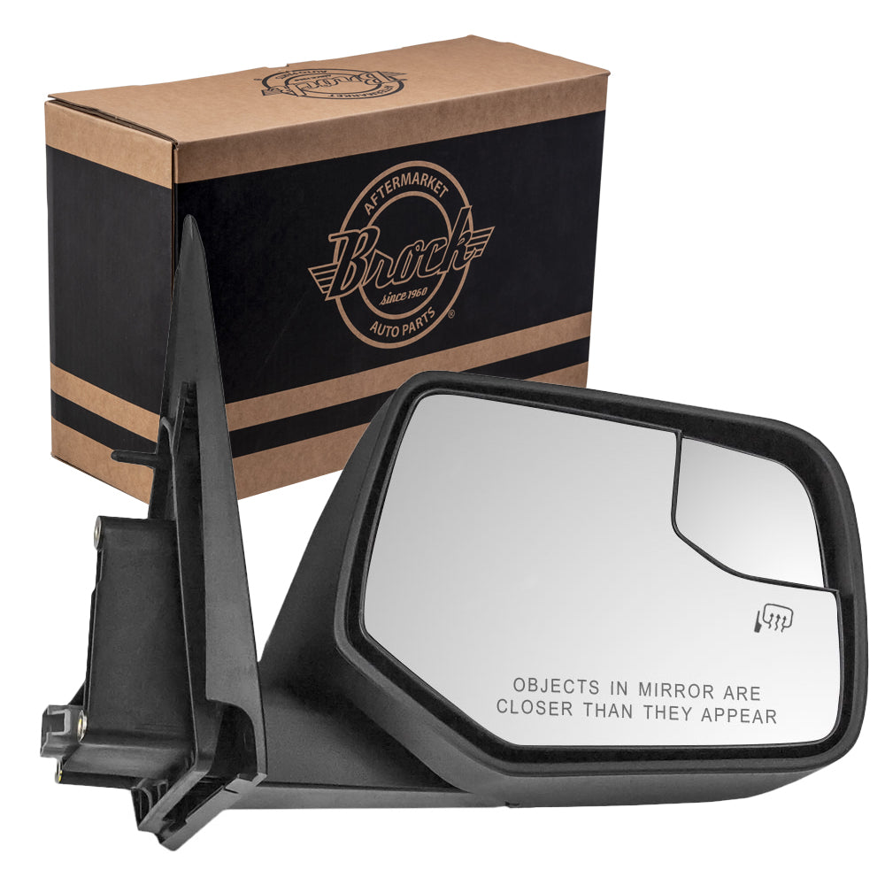 Replacement Passengers Power Side View Mirror Heated Spotter Glass Compatible with 08-12 Escape & Hybrid