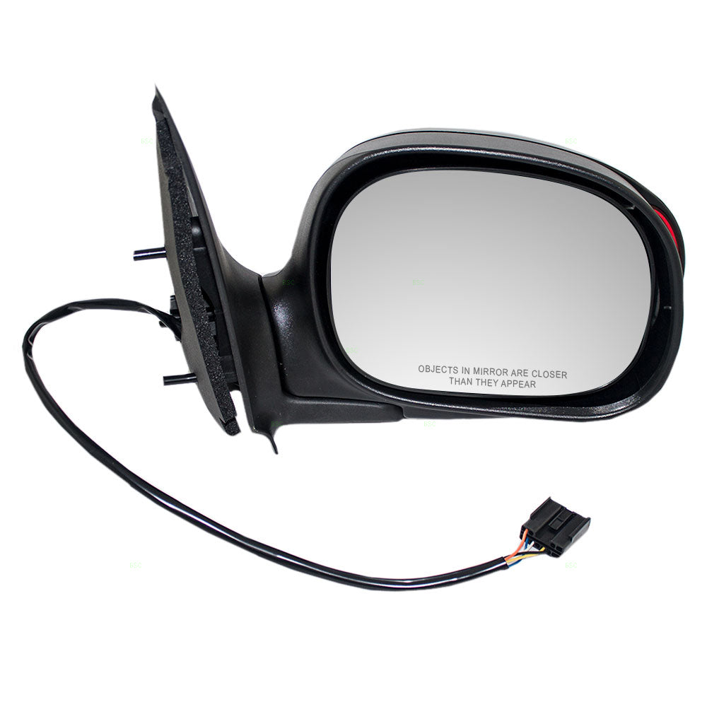 Passengers Power Side View Mirror with Signal Smooth Replacement for 2000-2003 F150 Pickup Truck Standard/Extended Cabs