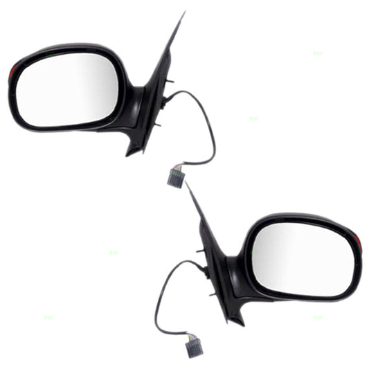 Driver and Passenger Power Side View Mirrors with Signal Replacement for 2001-2003 F150 SuperCrew Cab Pickup Truck