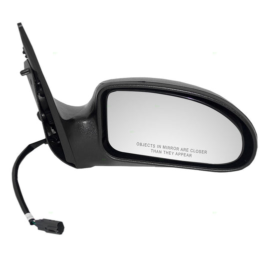 Passengers Power Side View Mirror Textured Replacement for 2000-2007 Focus 6S4Z17682BA