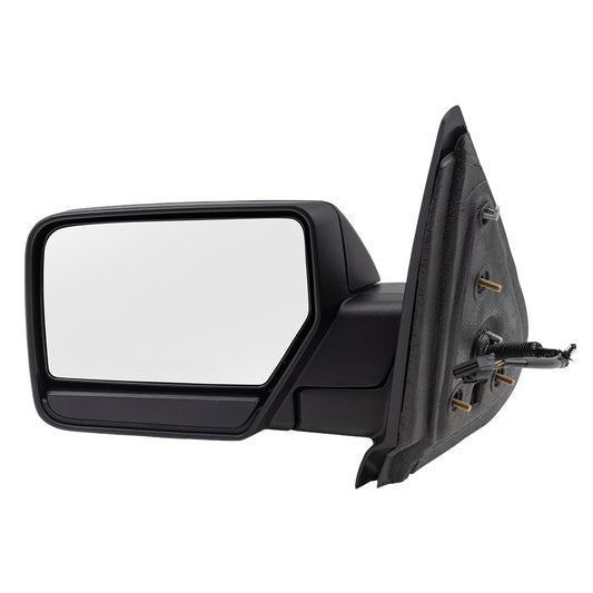 BROCK Power Mirror Replacement for 2007-2014 Ford Expedition Drivers Side Puddle Lamp Textured Manual Folding 7L1Z17683CA 7L1Z 17683 CA