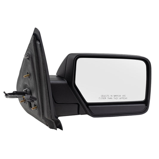 BROCK Power Mirror Replacement for 2007-2014 Ford Expedition Passengers Side Puddle Lamp Textured Manual Folding 7L1Z17682EA 7L1Z 17682 EA