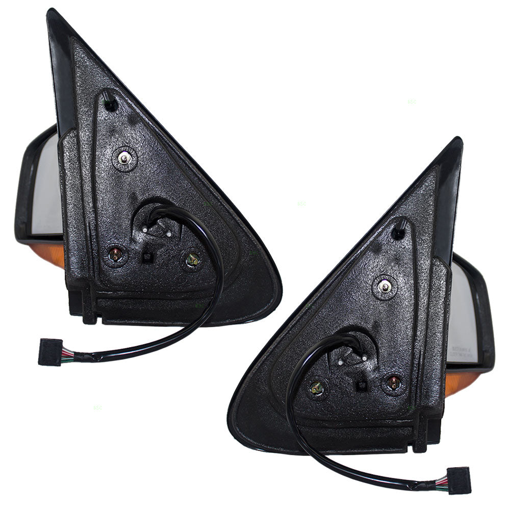 Driver and Passenger Power Side View Mirrors Heated Signal Puddle Lamp Replacement for 2003 2004 2005 2006 Expedition