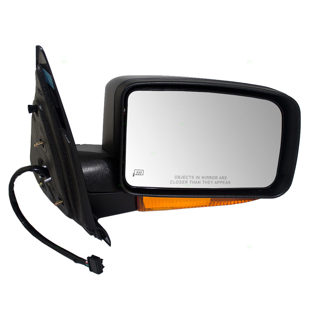 Passengers Power Side View Mirror Heated Signal Puddle Lamp Replacement for 2003 2004 2005 2006 Expedition