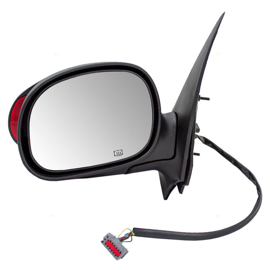 Drivers Power Side View Mirror Heated Memory Signal Lamp Replacement for 2000-2001 Expedition Navigator