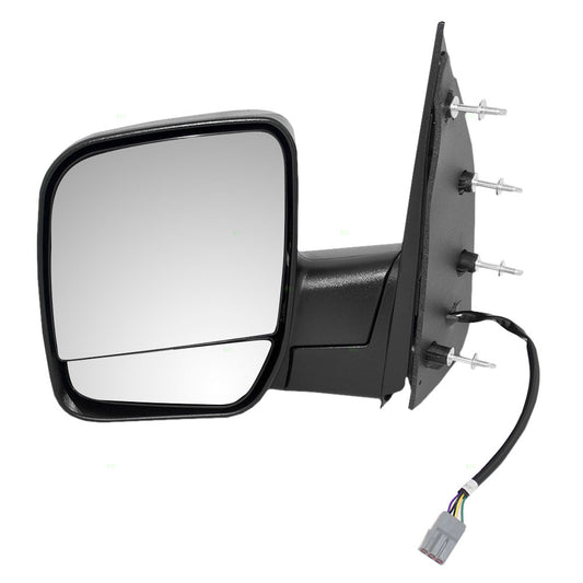 Drivers Power Side View Mirror Dual Glass Puddle Lamp with 4 Mounting Points Replacement for 2002-2007 E-Series Van 2C2Z17683BAB