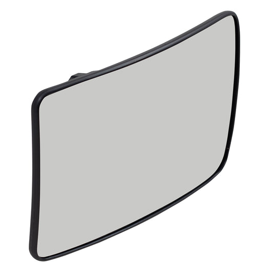 Brock Aftermarket Replacement Driver Lower Manual Tow Mirror Glass with Base Compatible with 2008-2012 Super Duty