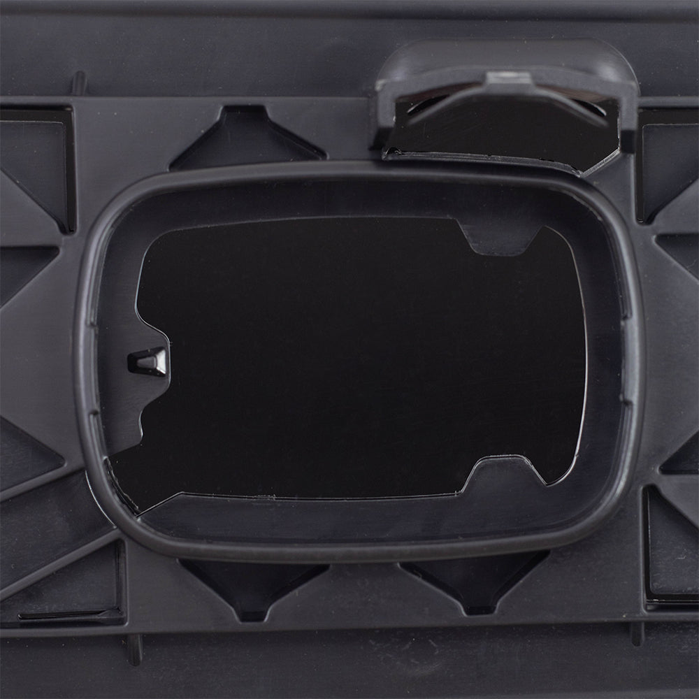 Brock Aftermarket Replacement Driver Lower Manual Tow Mirror Glass with Base Compatible with 2008-2012 Super Duty