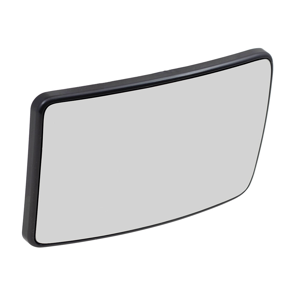 Brock Replacement Driver Power Lower Tow Mirror Glass with Base Heated Compatible with 13-16 F250 F350 F450 Super Duty Pickup