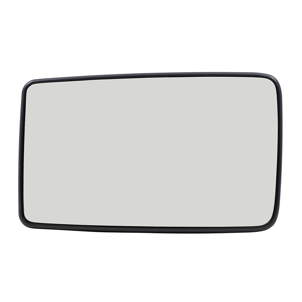 Brock Replacement Driver Power Lower Tow Mirror Glass with Base Heated Compatible with 13-16 F250 F350 F450 Super Duty Pickup