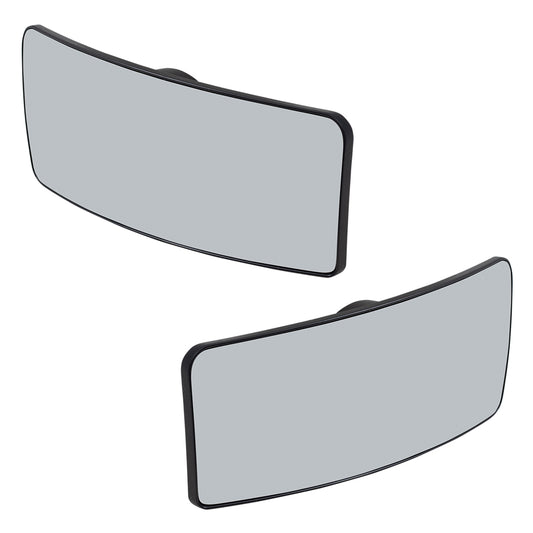 Brock Replacement Pair Tow Mirror Glass Lower with Bases Compatible with 04-12 F150 Pickup Truck