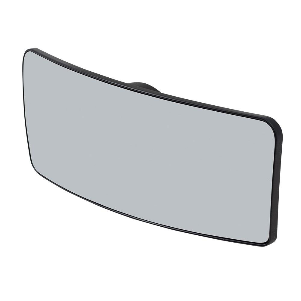 Brock Replacement Passenger Tow Mirror Glass Lower with Base Compatible with 04-12 F150 Pickup Truck