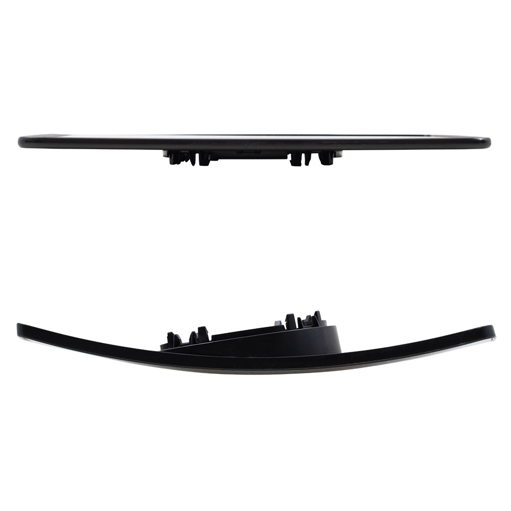 Brock Replacement Passengers Upper and Lower Tow Mirror Glass and Bases without Heat Compatible with 07-12 F150 F-150