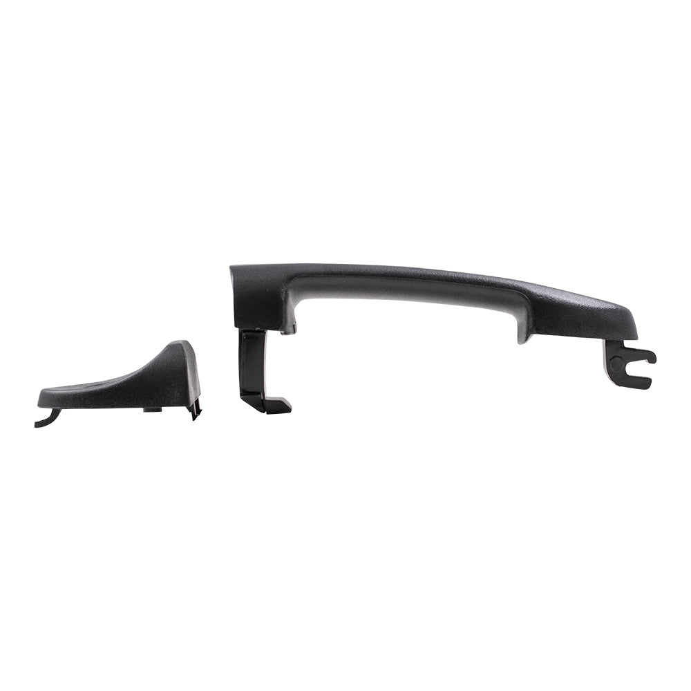 Brock Replacement Drivers Outside Front Door Handle & Cap Textured w/ Keyhole Compatible with 01-12 Escape Mariner Tribute & Hybrid ZZCA58413A70