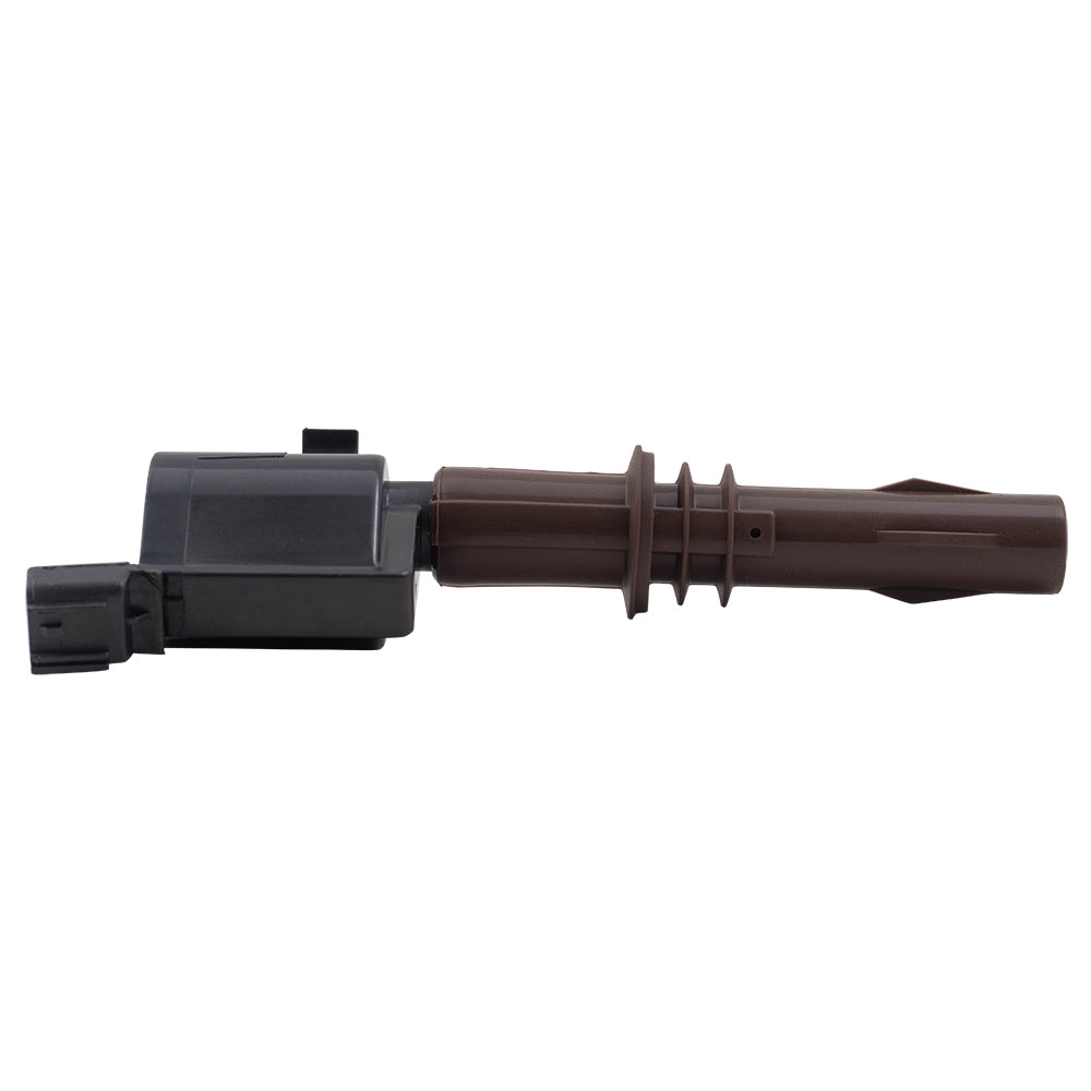 Brock Replacement Ignition Spark Coil with Brown Boot Compatible with 2008-2010 Ford F-150