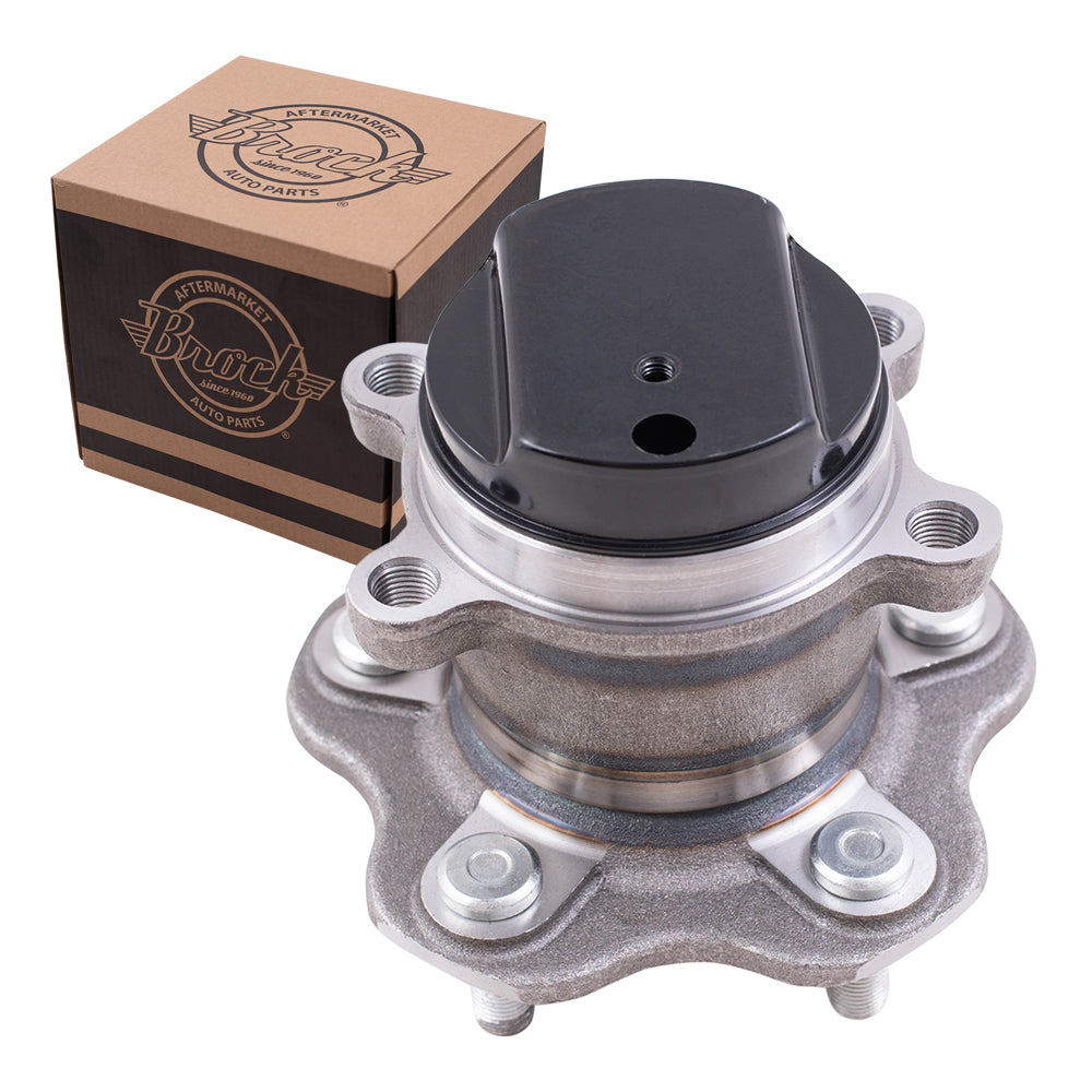 Brock Replacement Rear Hub Bearing Assembly Compatible with 2014-2019 Rogue Front Wheel Drive