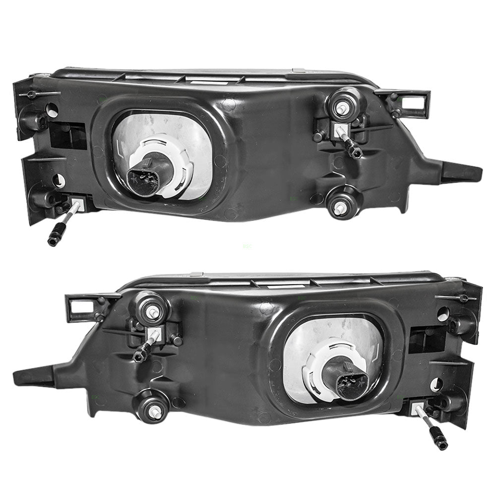 Brock Replacement Driver and Passenger Headlights Headlamps Compatible with 97-99 Maxima 260600L725 260100L725