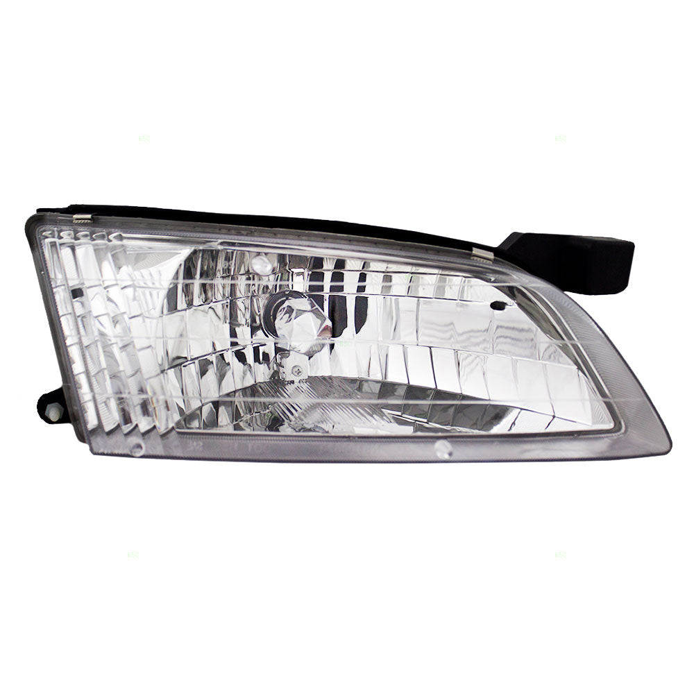 Brock Replacement Passengers Headlight Headlamp Compatible with 98-99 Altima 26010-9E025