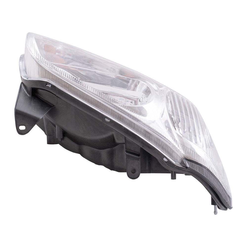 Brock Replacement Passengers Headlight Headlamp with Chrome Bezel Compatible with 00-01 Maxima 26010-2Y925