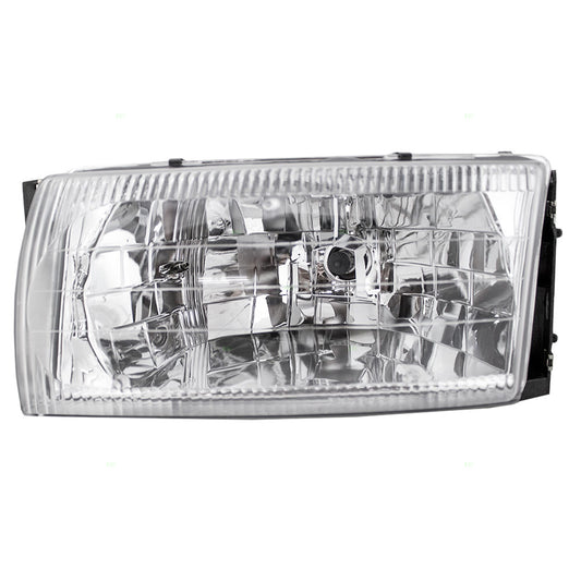 Brock Replacement Drivers Headlight Headlamp Compatible with 96-98 Quest F6XZ13N053BB