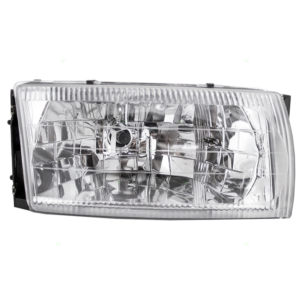 Brock Replacement Passengers Headlight Headlamp Compatible with 96-98 Quest F6XZ 13N053AB