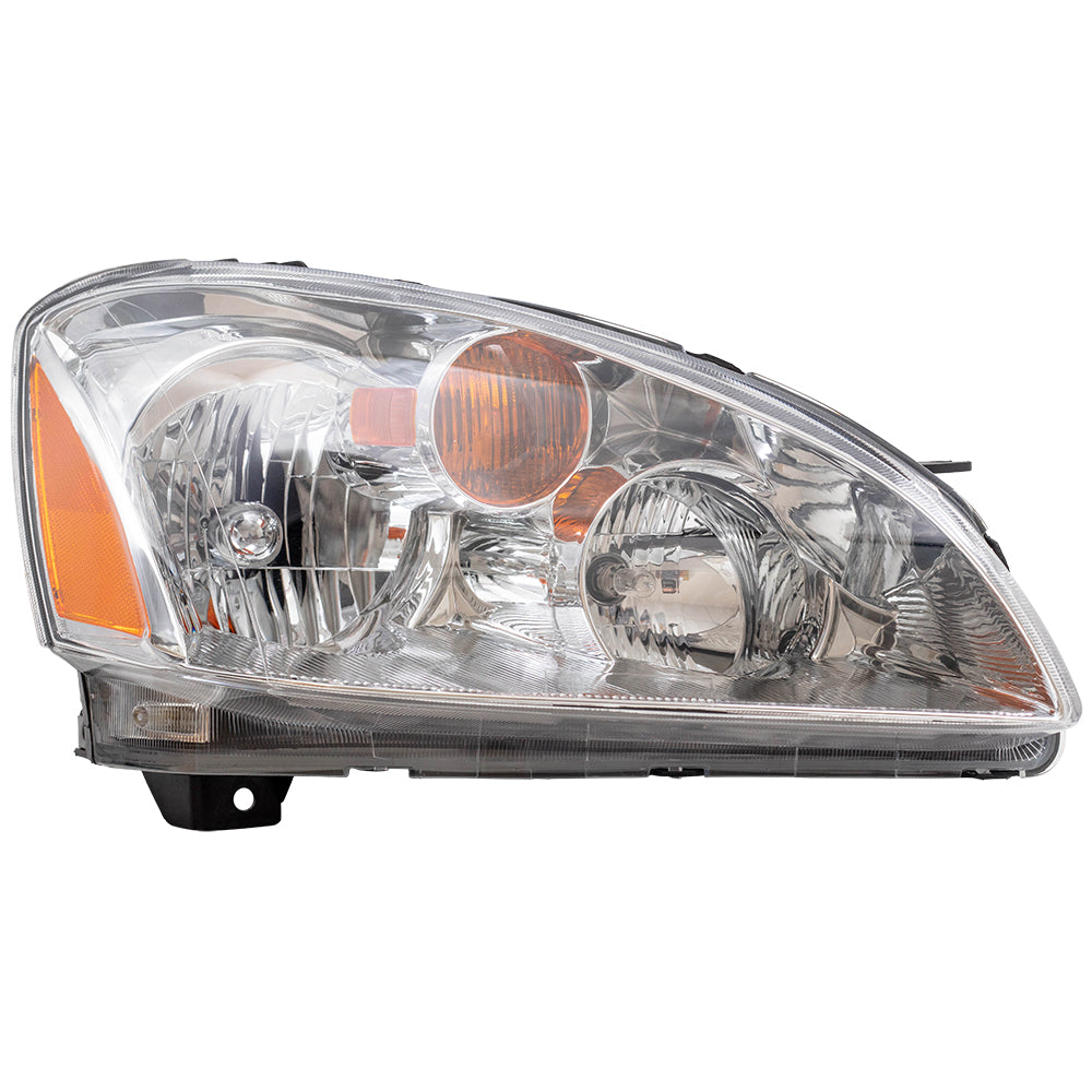 Brock Replacement Driver and Passenger Halogen Headlights Compatible with 2002-2004 Altima 260603Z626 260103Z626