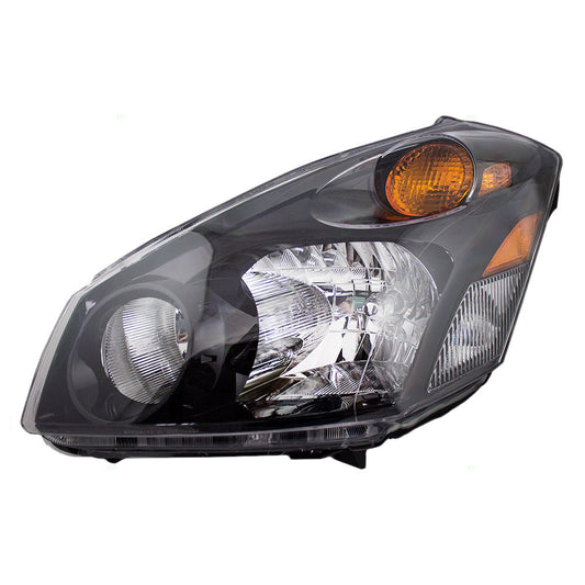 Brock Replacement Drivers Halogen Combination Headlight Headlamp Compatible with 04-09 Quest 260605Z026