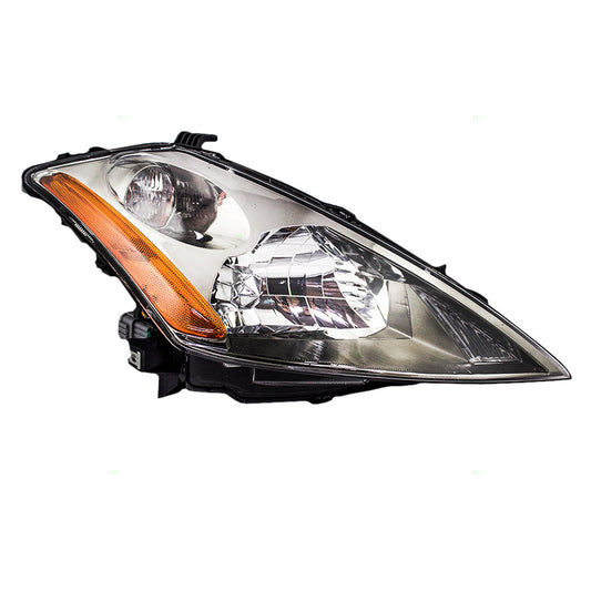 Brock Replacement Passengers Halogen Headlight Headlamp Compatible with 03-07 Murano SUV 26010CA125