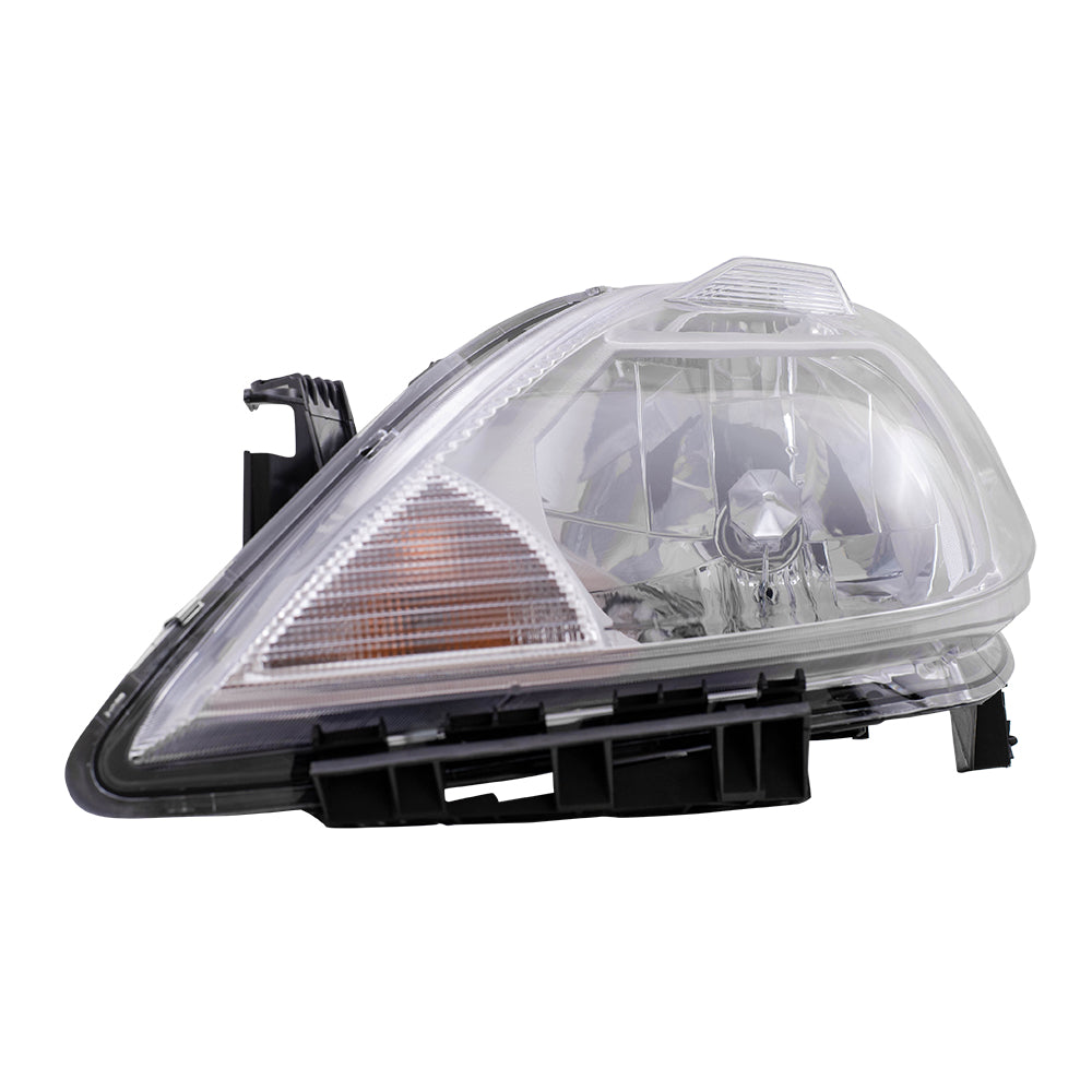 Brock Replacement Drivers Halogen Combination Headlight Headlamp Compatible with 07-11 Versa 26060-EM30A