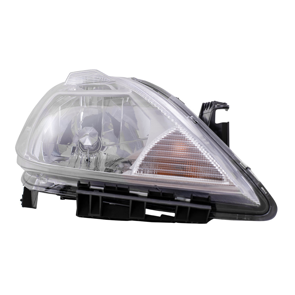 Brock Replacement Passengers Halogen Combination Headlight Headlamp Compatible with 07-11 Versa 26010-EM30A