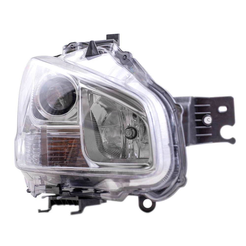 Brock Replacement Passengers Halogen Headlight Headlamp Compatible with 09-14 Maxima 26010-9N00A