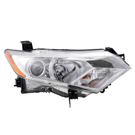 Brock Replacement Passenger Halogen Headlight Compatible with 2012-2017 Quest 26010-1JR0A