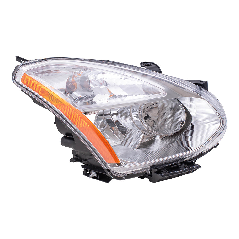 Brock Replacement Passenger Side HID Combination Headlight without HID Kit Compatible with 2008-2010 Nissan Rogue