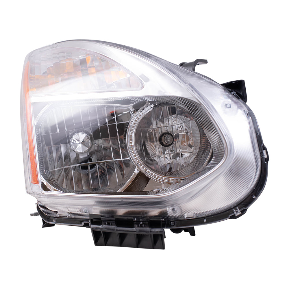 Brock Replacement Passenger Side HID Combination Headlight without HID Kit Compatible with 2008-2010 Nissan Rogue