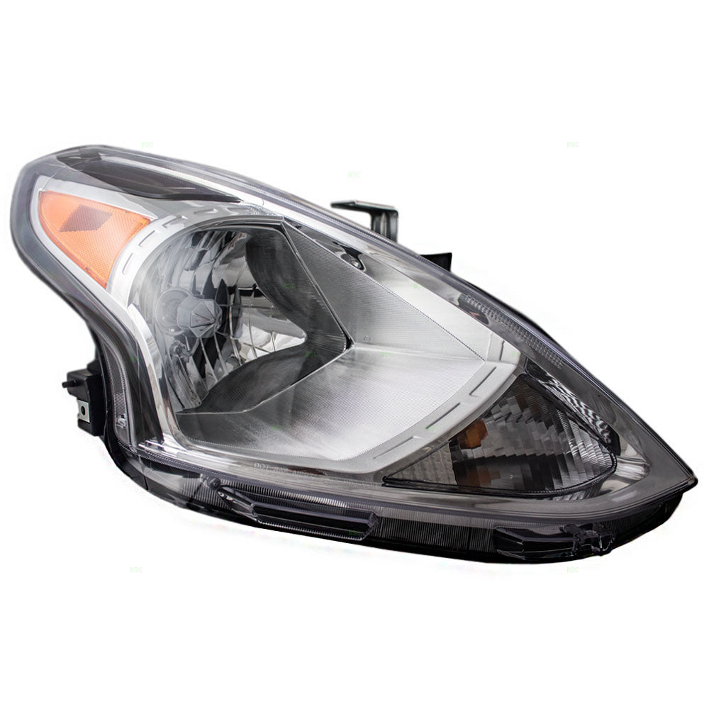 Brock Replacement Passengers Combination Headlamp Headlight Compatible with 2015-2019 Versa Sedan 26010-9KK0A