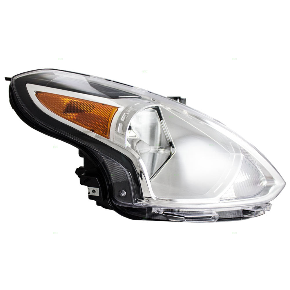 Brock Replacement Passengers Combination Headlamp Headlight Compatible with 2015-2019 Versa Sedan 26010-9KK0A