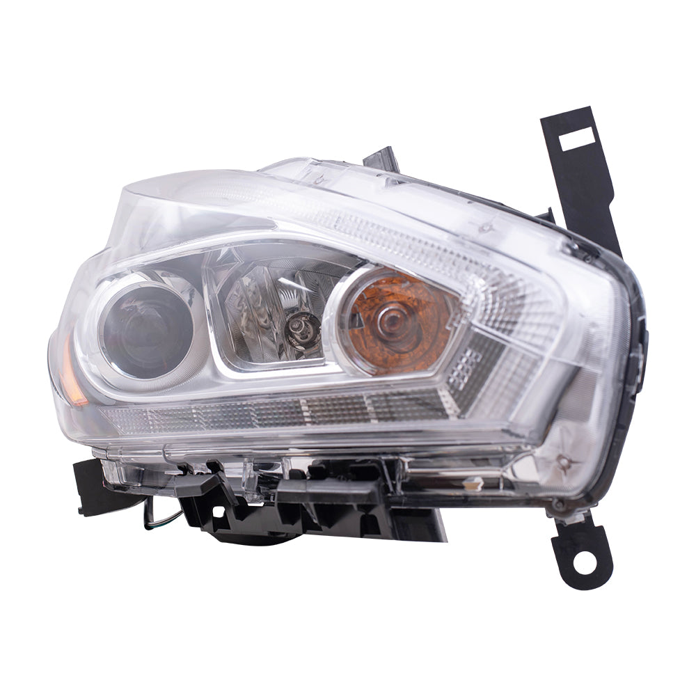 Brock Replacement Driver's and Passenger's Halogen Headlights Compatible with 2015 2016 Murano 26060-5AA9A 26010-5AA9A