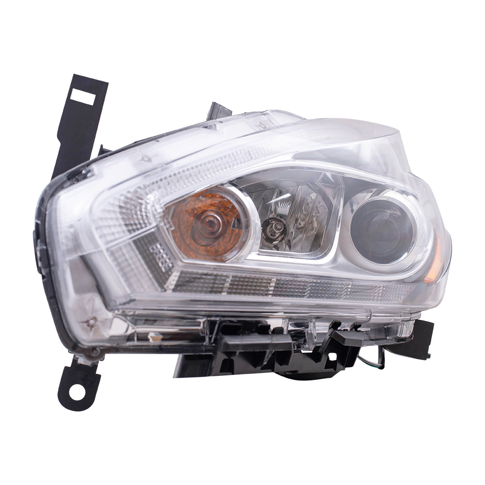 Brock Replacement Driver's Halogen Combination Headlight Compatible with 2015 2016 Murano 26060-5AA9A