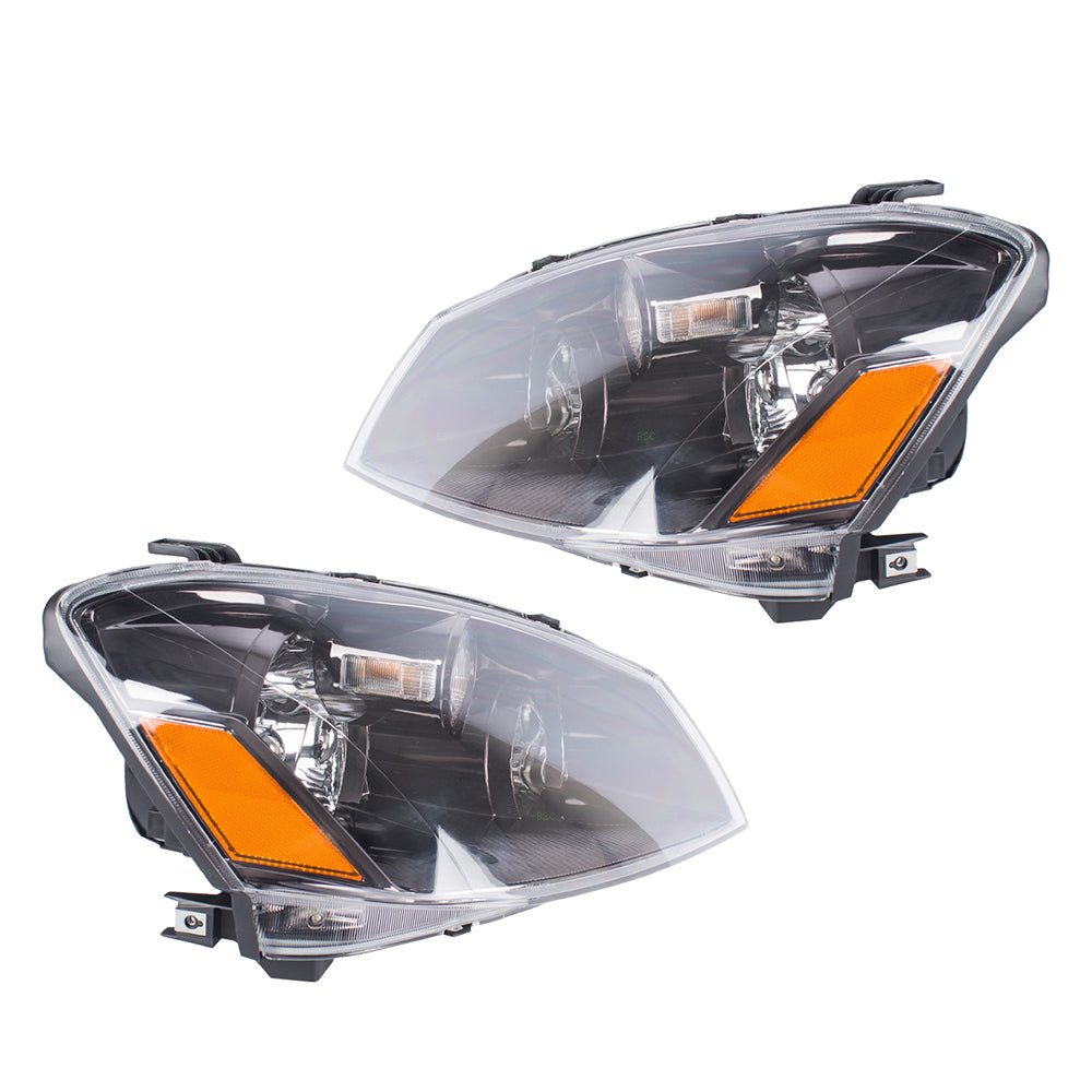 Brock Replacement Driver and Passenger HID Headlights Headlamps Compatible with 05-06 Altima 26060ZB925 26010ZB925