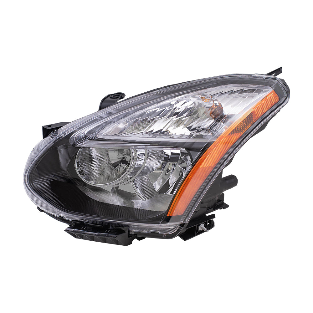 Brock Replacement Driver Side Halogen Combination Headlight Assembly Compatible with 2014-2015 Rogue Select