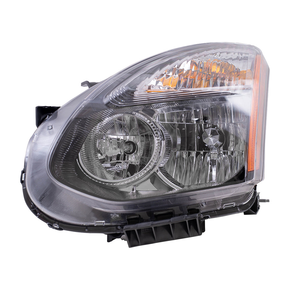 Brock Replacement Driver Side Halogen Combination Headlight Assembly Compatible with 2014-2015 Rogue Select