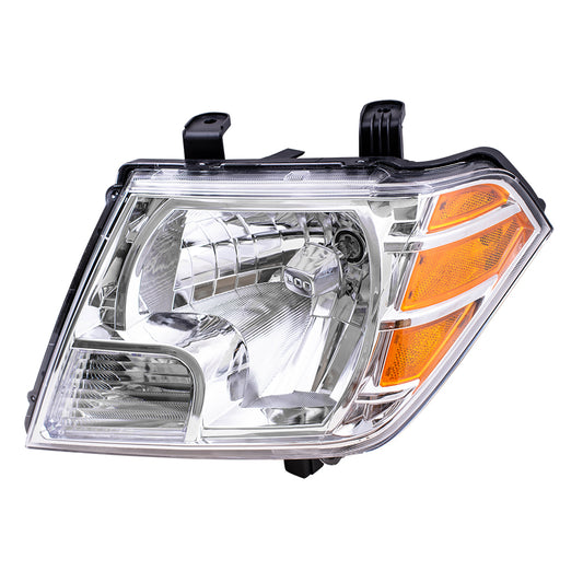 Brock Replacement Drivers Combination Headlight Headlamp Compatible with 09-19 Frontier Pickup Truck 26060Z40B