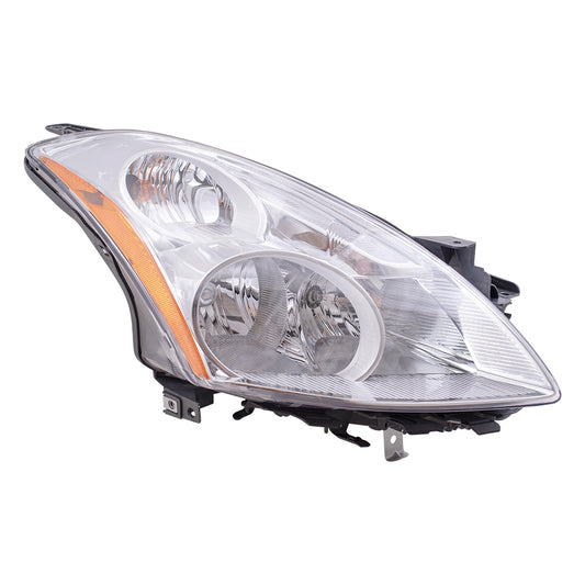 Brock Replacement Passengers Halogen Headlight Headlamp Compatible with 10-12 Altima 26010-ZX00A