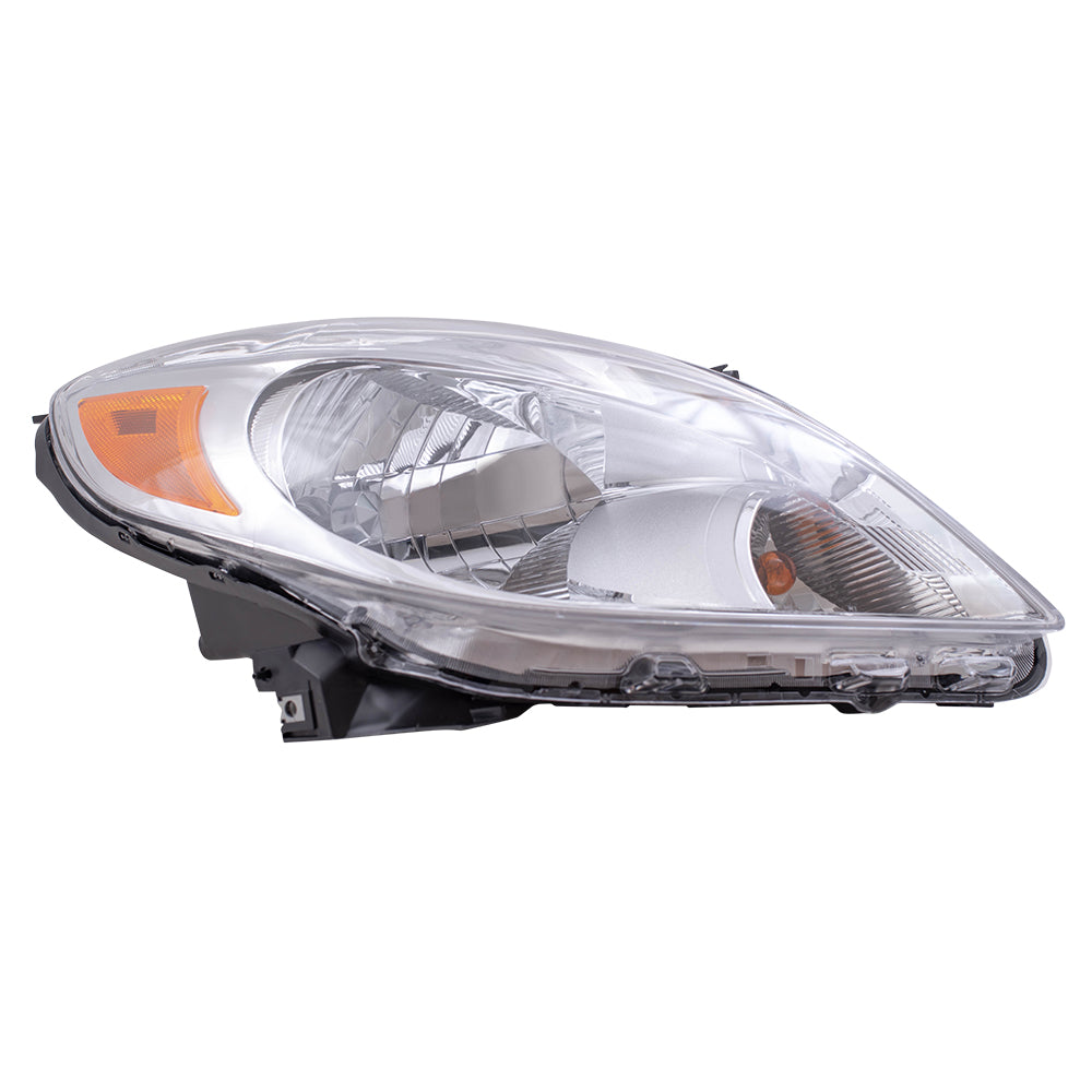 Brock Replacement Driver and Passenger Headlights Headlamps Compatible with 12-14 Versa Sedan 26010-3AN0B 26060-3AN0B