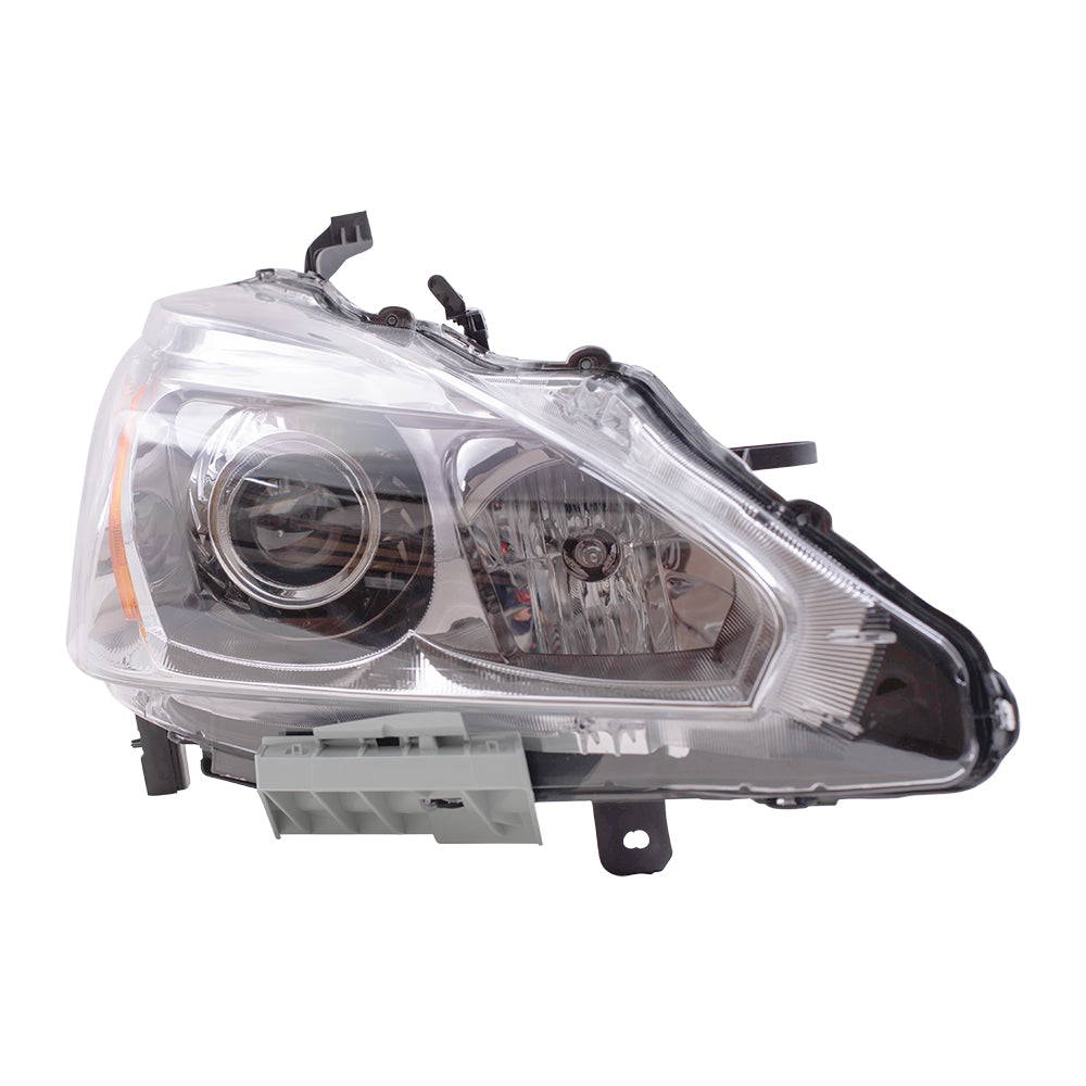 Brock Replacement for Driver and Passenger Halogen Headlights Headlamps Compatible with 13-15 Altima 26060-3TA0A 26010-3TA0A