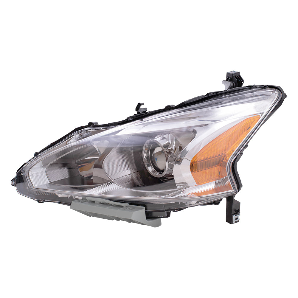 Brock Replacement Drivers Halogen Headlight Headlamp Compatible with 13-15 Altima 26060-3TA0A