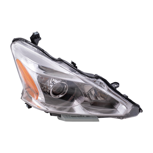 Brock Replacement Passengers Halogen Headlight Headlamp Compatible with 13-15 Altima 26010-3TA0A