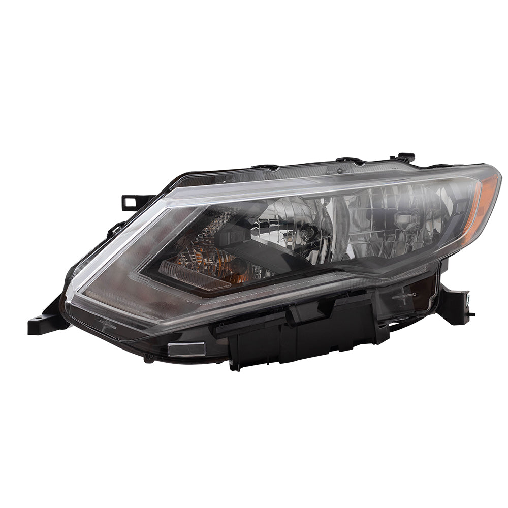 Brock Replacement Driver Halogen Headlight Compatible with 17-19 Rogue